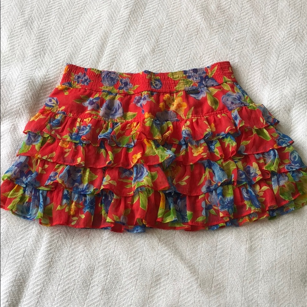 Ruffled Abercrombie and Fitch skirt